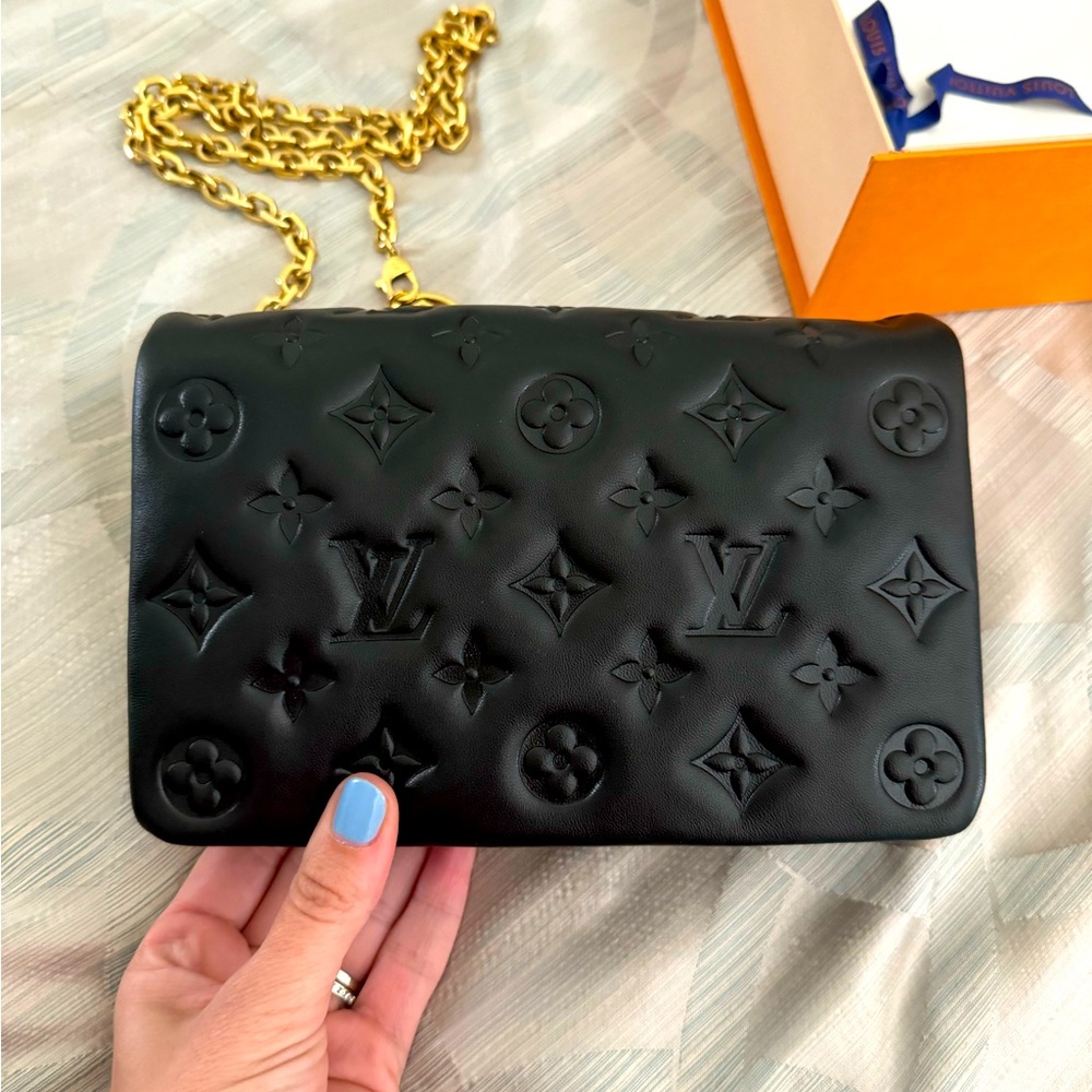 SOLD (off app) - Louis Vuitton Pochette Coussin Black